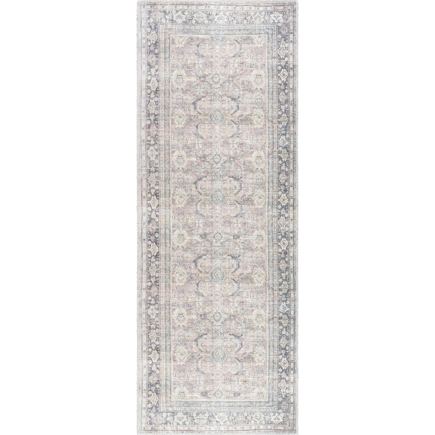004 SI-2167885 | Primary Silo | Darling Rug - 527090 by Becki Owens x Livabliss in brown, charcoal, beige, tan, sage, white. Made from polyester in a unique style.