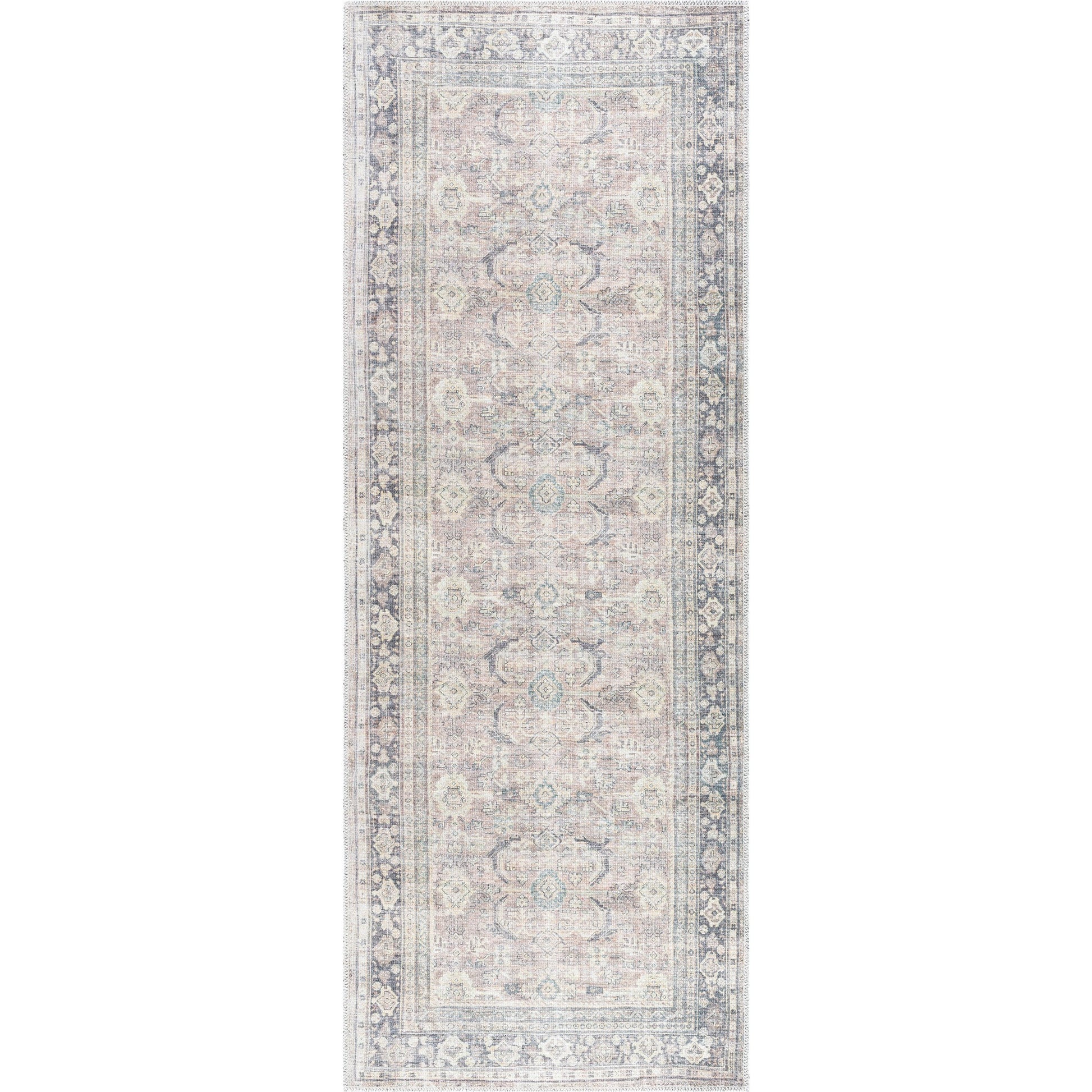 Darling Rug - 527090 by Becki Owens x Livabliss in brown, charcoal, beige, tan, sage, white. Made from polyester in a unique style.