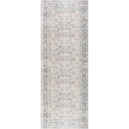 Darling Rug - 527090 by Becki Owens x Livabliss in brown, charcoal, beige, tan, sage, white. Made from polyester in a unique style.