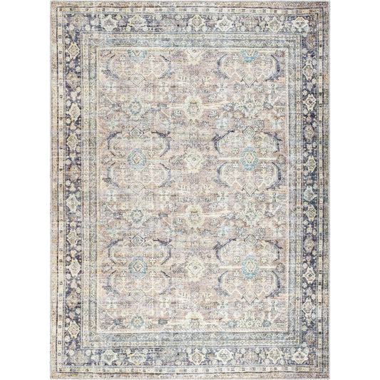 Darling Rug - 527090 by Becki Owens x Livabliss in brown, charcoal, beige, tan, sage, white. Made from polyester in a unique style.