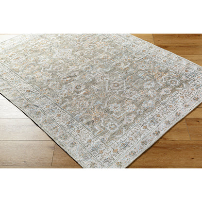 Darling Rug - 527923 by Becki Owens x Livabliss in sterling grey, metallic - silver, light silver, prairie dust, grey, khaki. Made from polyester in a unique style.