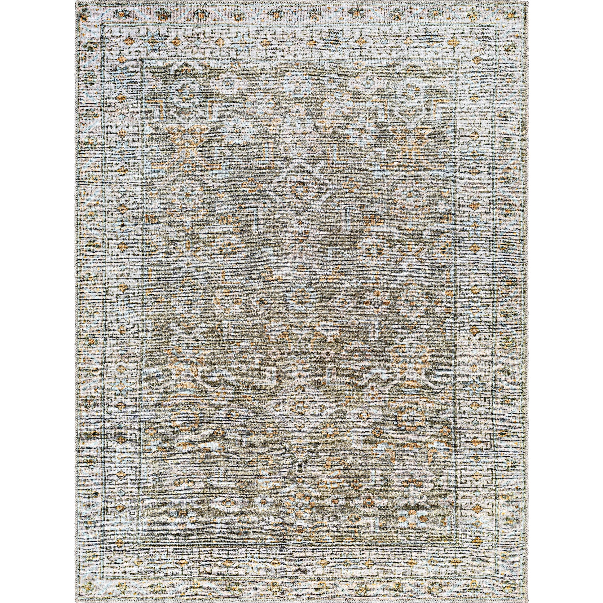 Darling Rug - 527923 by Becki Owens x Livabliss in sterling grey, metallic - silver, light silver, prairie dust, grey, khaki. Made from polyester in a unique style.
