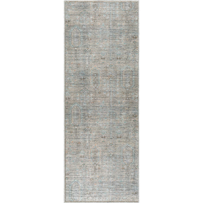 Darling Rug - 527931 by Becki Owens x Livabliss in metallic - silver, grey, prairie dust, sterling grey. Made from polyester in a unique style.