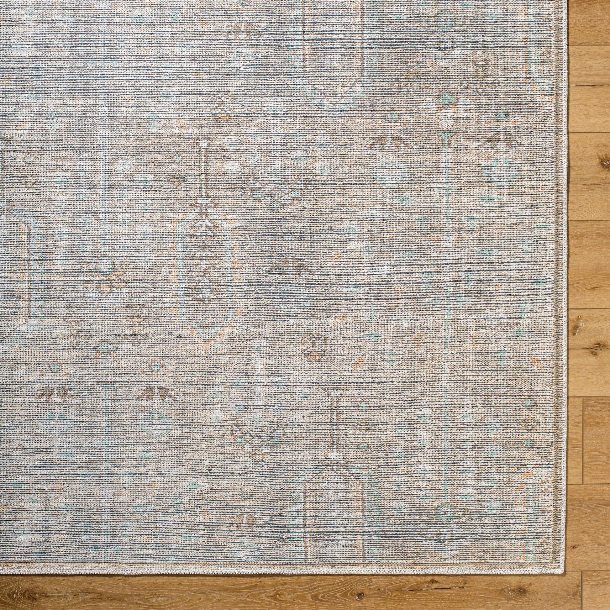 Darling Rug - 527931 by Becki Owens x Livabliss in metallic - silver, grey, prairie dust, sterling grey. Made from polyester in a unique style.