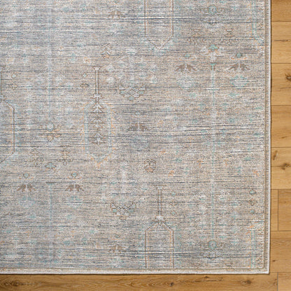 Darling Rug - 527931 by Becki Owens x Livabliss in metallic - silver, grey, prairie dust, sterling grey. Made from polyester in a unique style.