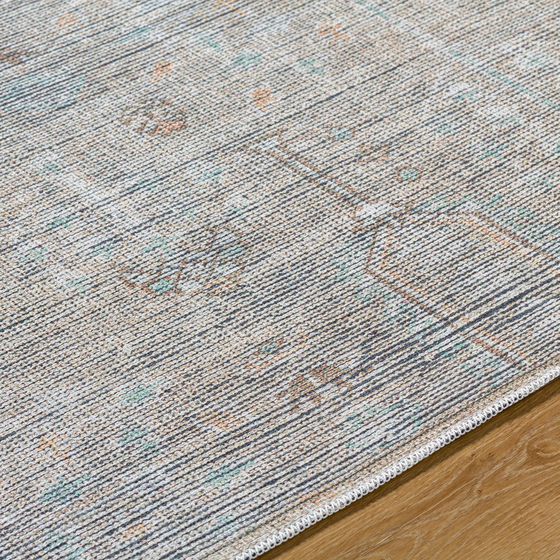 Darling Rug - 527931 by Becki Owens x Livabliss in metallic - silver, grey, prairie dust, sterling grey. Made from polyester in a unique style.