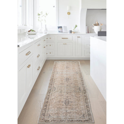 Darling Rug - 527947 by Becki Owens x Livabliss in tan, black, sage, brown, white, burnt orange. Made from polyester in a unique style.