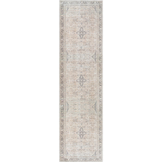 Darling Rug - 527947 by Becki Owens x Livabliss in tan, black, sage, brown, white, burnt orange. Made from polyester in a unique style.