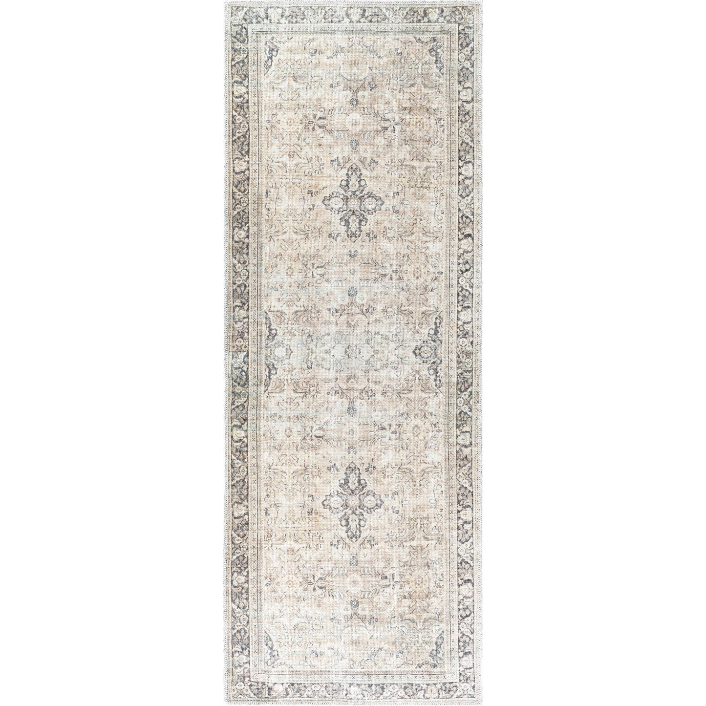 004 SI-2167909 | Primary Silo | Darling Rug - 527947 by Becki Owens x Livabliss in tan, black, sage, brown, white, burnt orange. Made from polyester in a unique style.