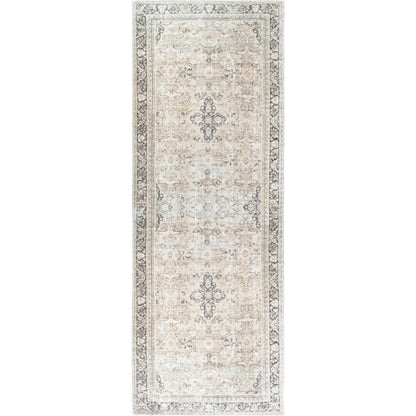 Darling Rug - 527947 by Becki Owens x Livabliss in tan, black, sage, brown, white, burnt orange. Made from polyester in a unique style.
