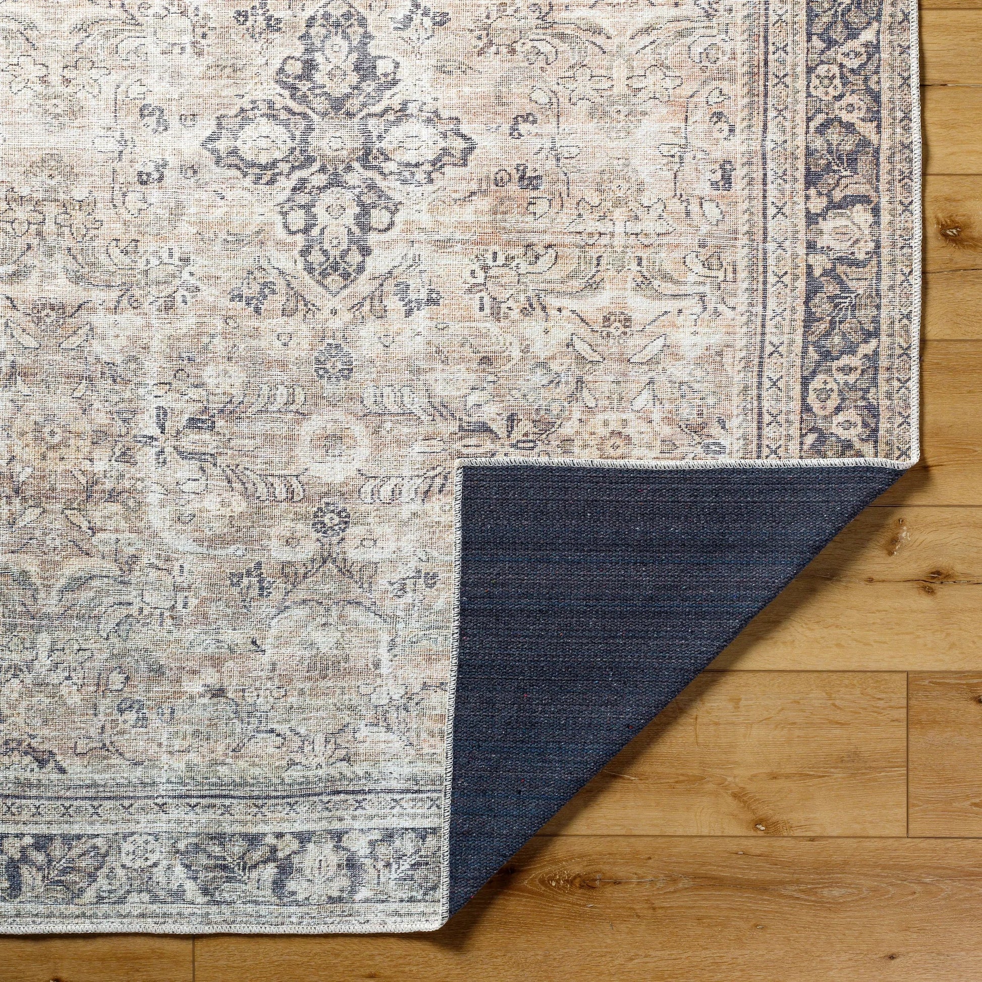 Darling Rug - 527947 by Becki Owens x Livabliss in tan, black, sage, brown, white, burnt orange. Made from polyester in a unique style.