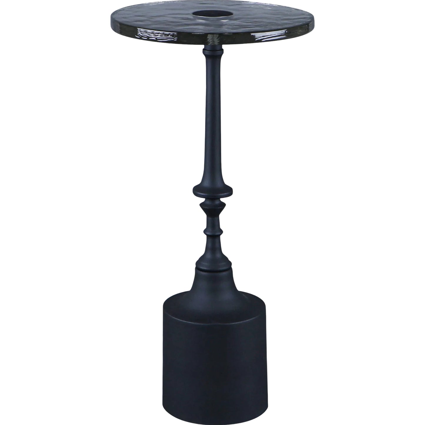 001 SI-2349492 | Primary Silo | Delfin End Table by Becki Owens x Livabliss in powder coated. Made from glass, iron in a modern style.