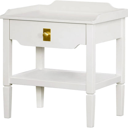 Doheny End Table by Becki Owens x Livabliss in painted. Made from mdf, rubber wood in a modern style.