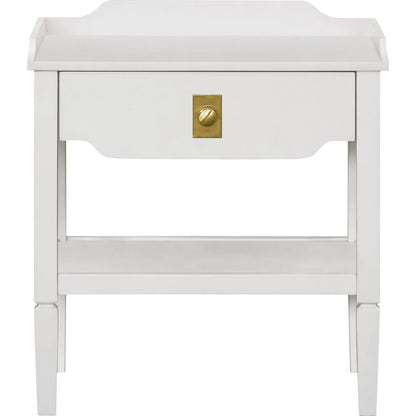 Doheny End Table by Becki Owens x Livabliss in painted. Made from mdf, rubber wood in a modern style.