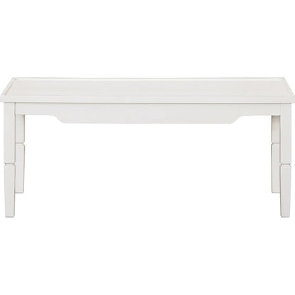 Doheny Coffee Table by Becki Owens x Livabliss in painted. Made from mdf, rubber wood in a modern style.