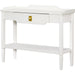 Doheny Console Table by Becki Owens x Livabliss in painted. Made from mdf, rubber wood in a modern style.