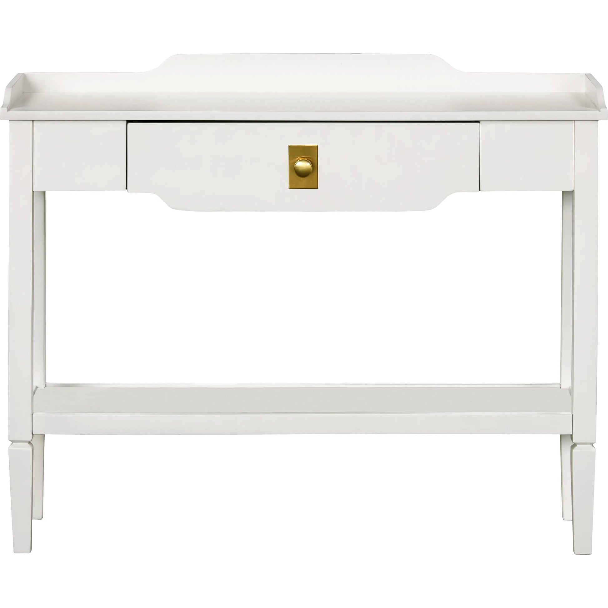 Doheny Console Table by Becki Owens x Livabliss in painted. Made from mdf, rubber wood in a modern style.