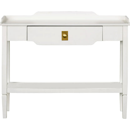 Doheny Console Table by Becki Owens x Livabliss in painted. Made from mdf, rubber wood in a modern style.