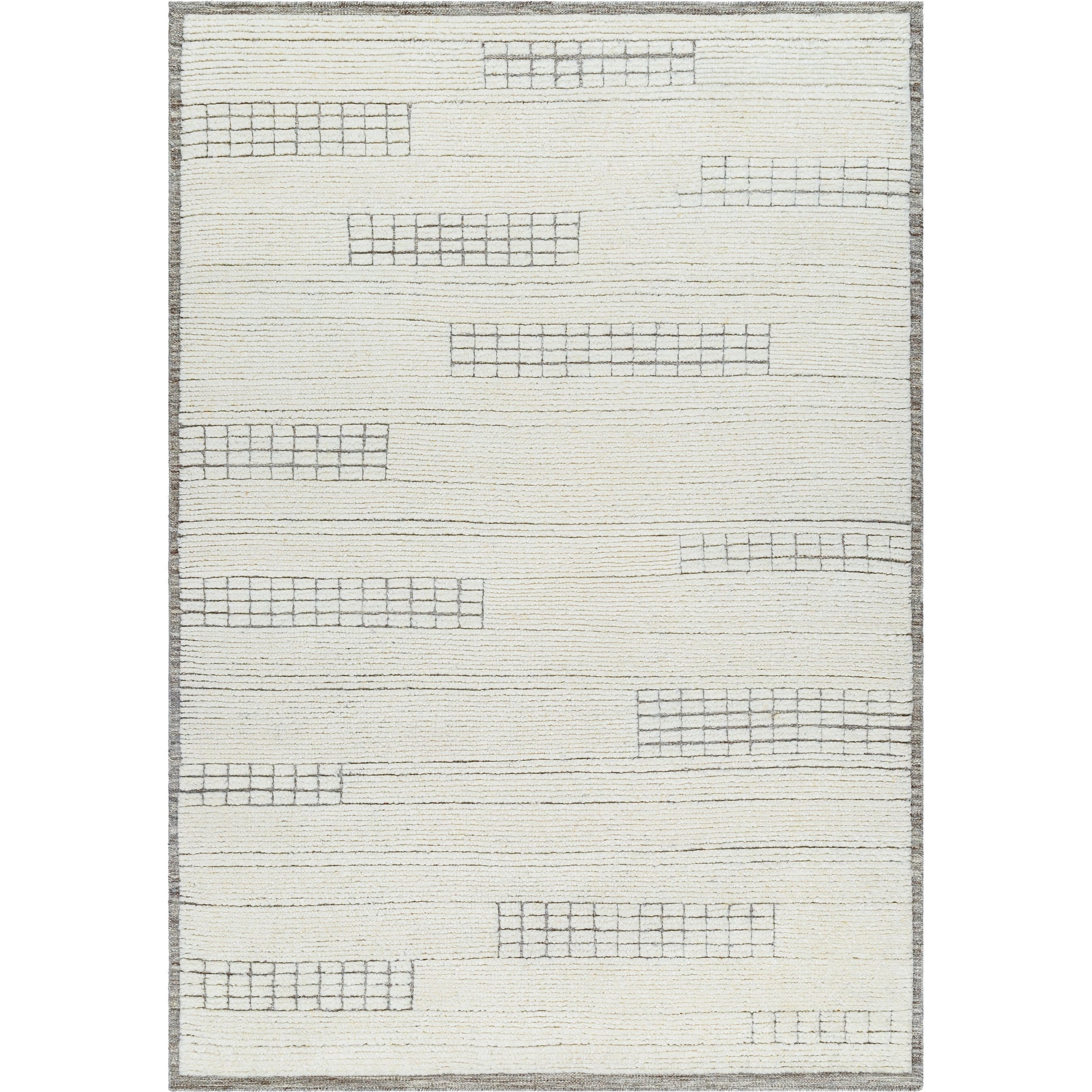 Davey BODV-2300 Rug by Becki Owens x Surya in light beige. Made from wool in a unique style.