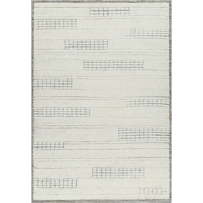 Davey BODV-2300 Rug by Becki Owens x Surya in light beige. Made from wool in a unique style.