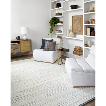 Davey BODV-2300 Rug by Becki Owens x Surya in light beige. Made from wool in a unique style.