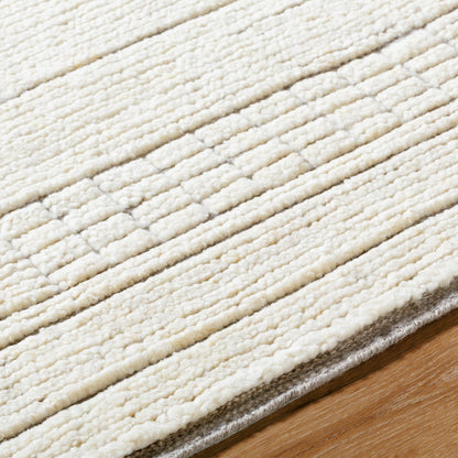 Davey BODV-2300 Rug by Becki Owens x Surya in light beige. Made from wool in a unique style.