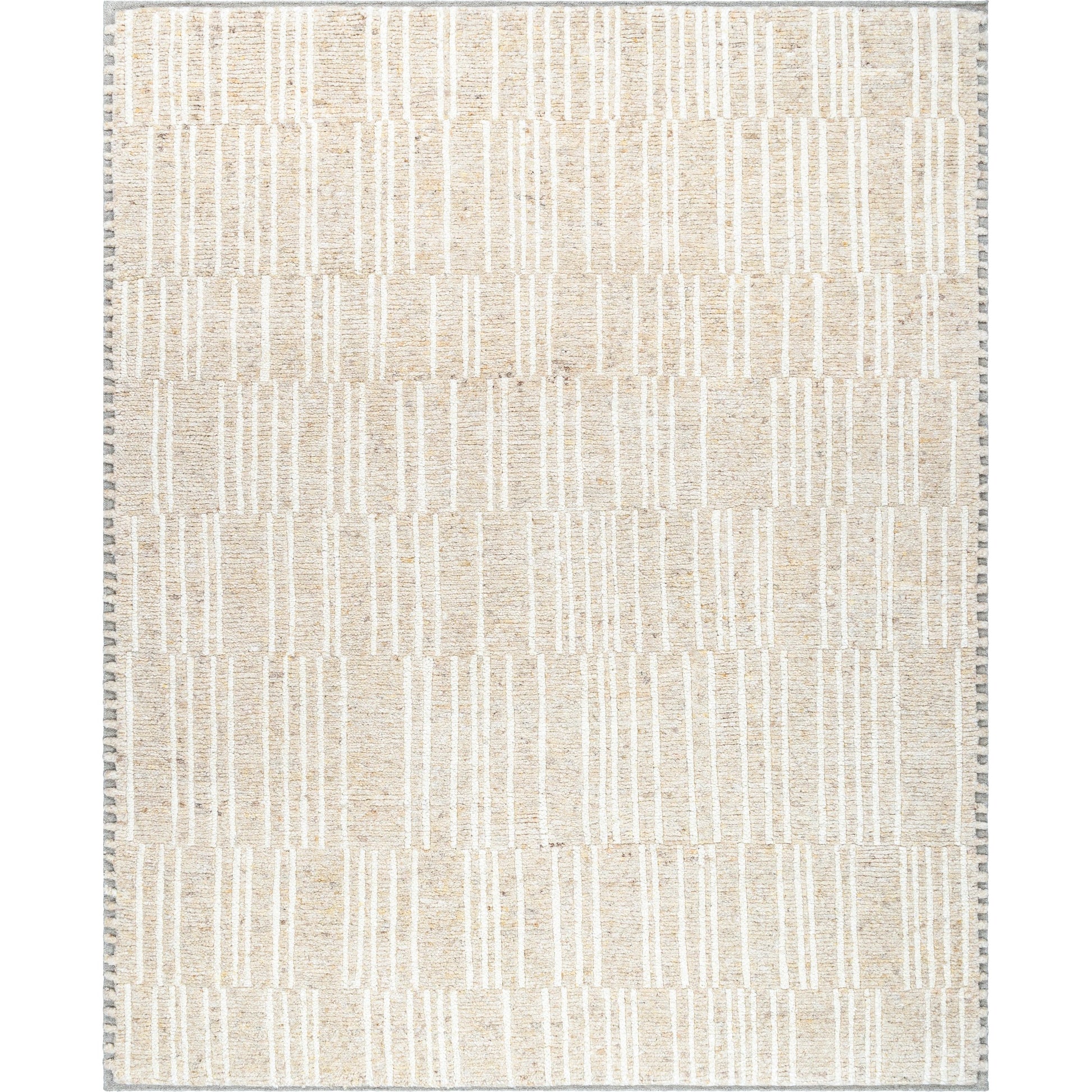 Davey BODV-2301 Rug by Becki Owens x Surya in beige, black. Made from wool in a unique style.