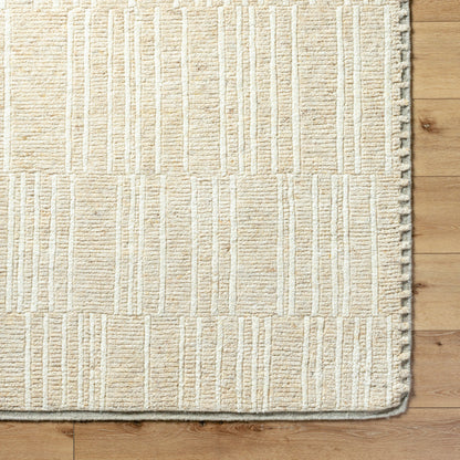 Davey BODV-2301 Rug by Becki Owens x Surya in beige, black. Made from wool in a unique style.
