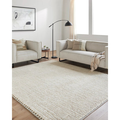 Davey BODV-2301 Rug by Becki Owens x Surya in beige, black. Made from wool in a unique style.