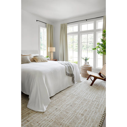 Davey BODV-2301 Rug by Becki Owens x Surya in beige, black. Made from wool in a unique style.