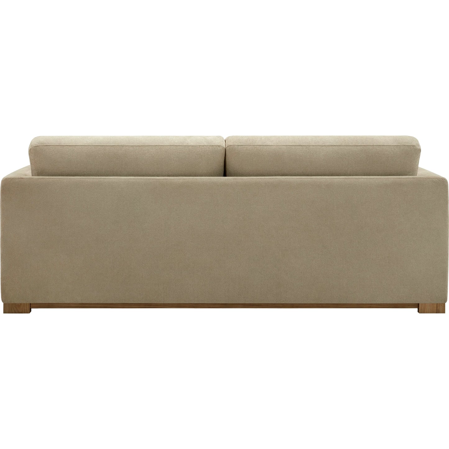 002 SI-2258739 | Primary Silo | Elmar Sofa by Becki Owens x Surya in beige and ash. Made from polyester, plywood, foam, dacron in a transitional style.