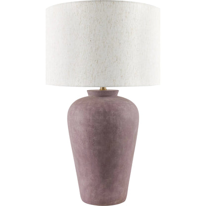 Encina Accent Table Lamp by Becki Owens x Livabliss in painted. Made from cement, linen, polyester, resin in a unique style.