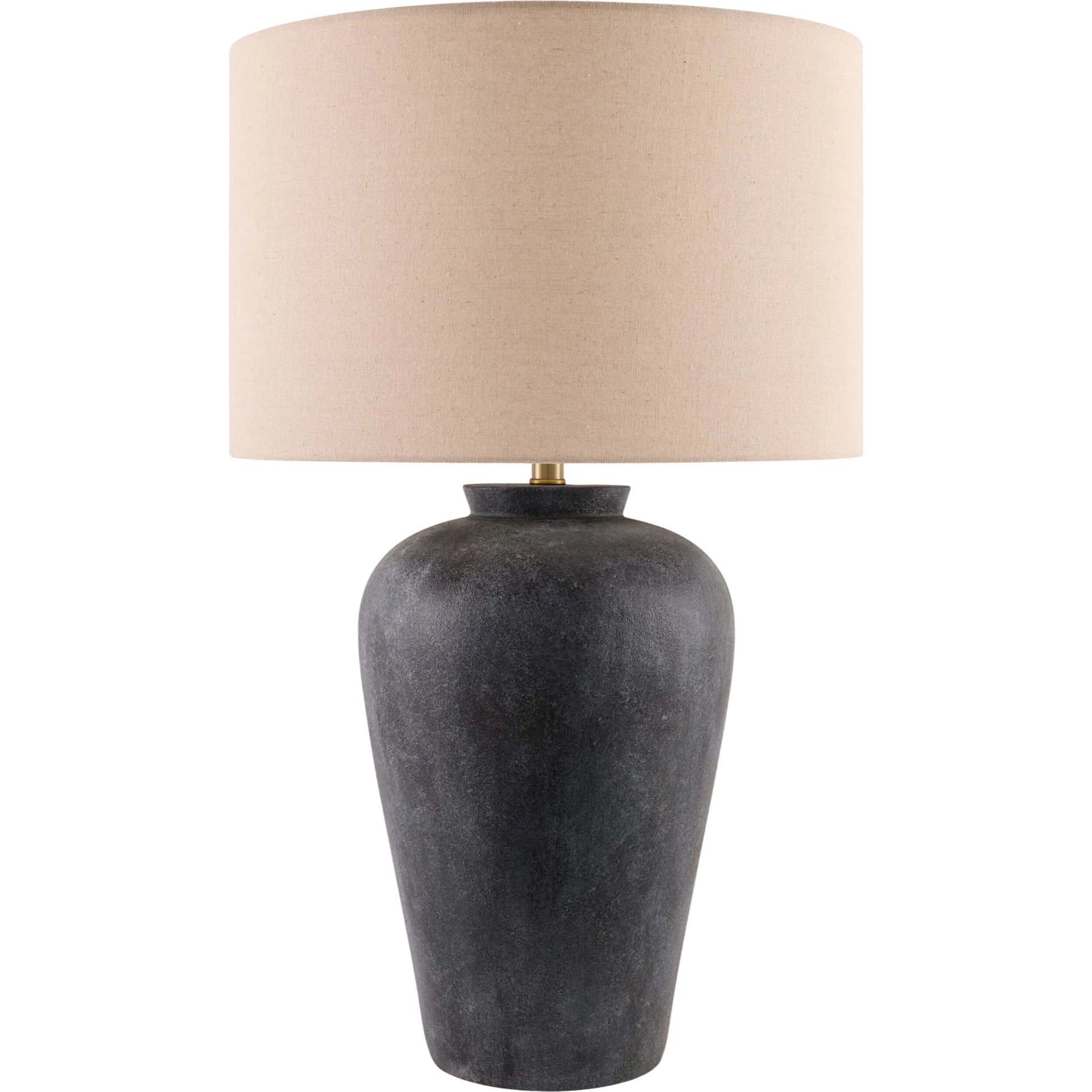 Encina Accent Table Lamp by Becki Owens x Livabliss in painted. Made from cement, linen, polyester, resin in a unique style.
