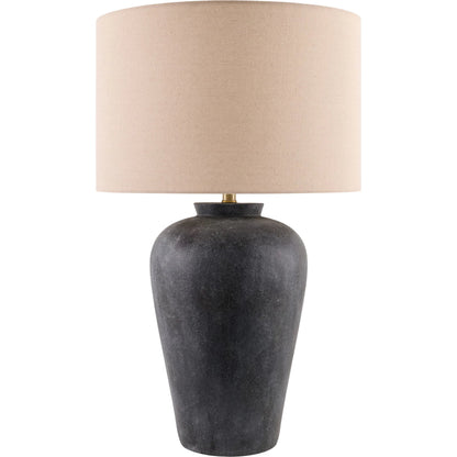 Encina Accent Table Lamp by Becki Owens x Livabliss in painted. Made from cement, linen, polyester, resin in a unique style.