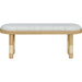 Esmarca Bench by Becki Owens x Livabliss in driftwood. Made from unique in a transitional style.