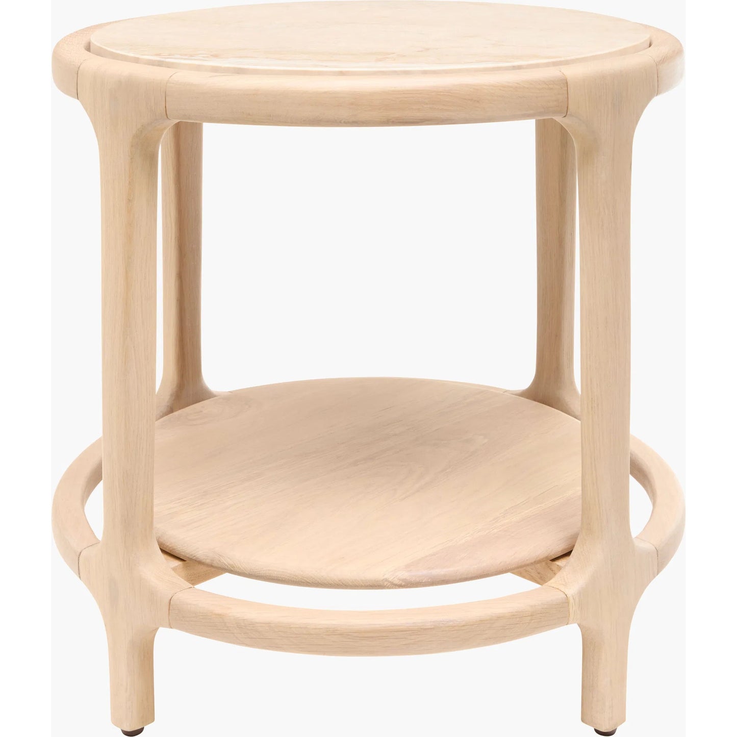 002 SI-2379494 | Additional Silo | Eve End Table by Becki Owens x Surya in cream, beige and polished, lacquered. Made from marble, oak in a transitional style.