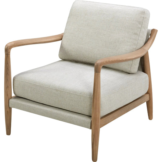 Gaviota Accent Chair by Becki Owens x Surya in ash. Made from unique in a transitional style.