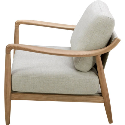 Gaviota Accent Chair by Becki Owens x Surya in ash. Made from unique in a transitional style.