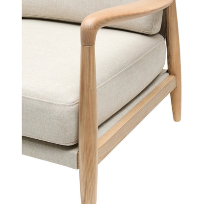 Gaviota Accent Chair by Becki Owens x Surya in ash. Made from unique in a transitional style.