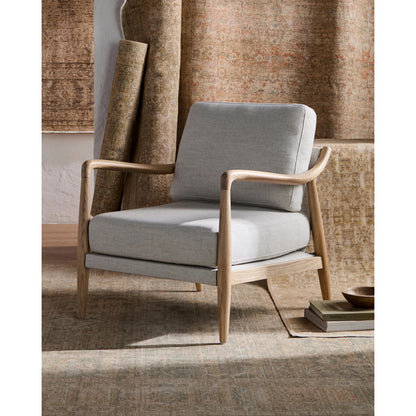 Gaviota Accent Chair by Becki Owens x Surya in ash. Made from unique in a transitional style.