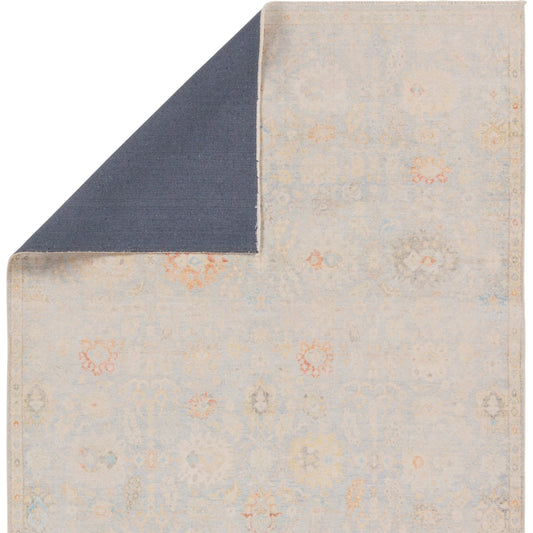 Boheme BOH28 Rug by Jaipur Living in light blue, cream. Made from 78% cotton, 22% polyester in a unique style.