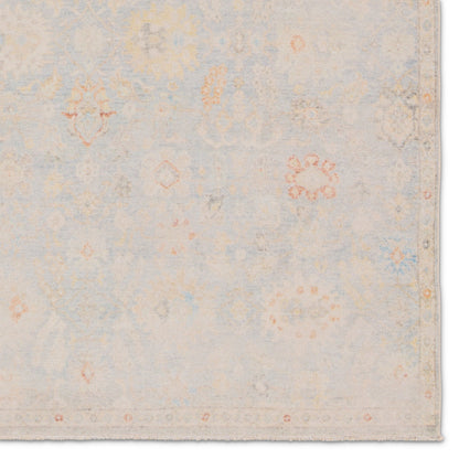 Boheme BOH28 Rug by Jaipur Living in light blue, cream. Made from 78% cotton, 22% polyester in a unique style.