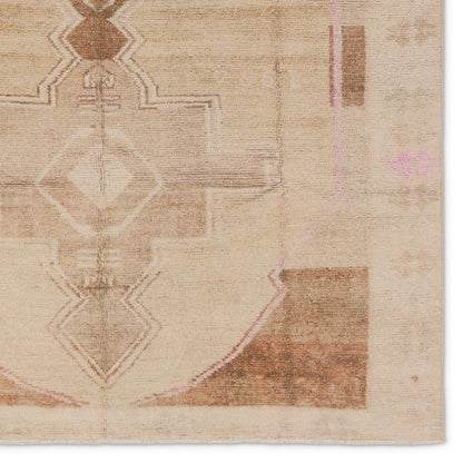 Boheme BOH29 Rug by Jaipur Living in tan, pink. Made from 78% cotton, 22% polyester in a unique style.