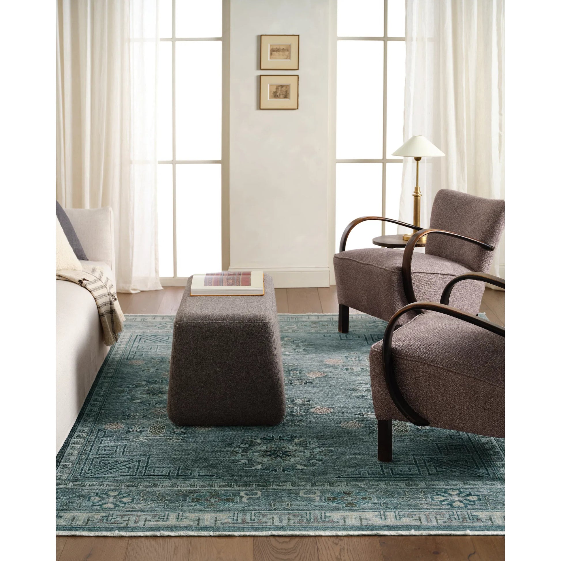 Boheme BOH33 Rug by Jaipur Living in gray, blue. Made from 78% cotton, 22% polyester in a unique style.