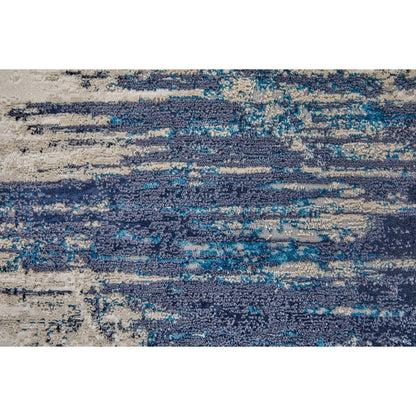 Indio Rug - 39GYF by Feizy in tan, blue, ivory. Made from unique in a unique style.