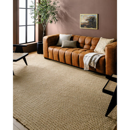 Kimi Rug - 490475 by Becki Owens x Livabliss in light brown. Made from face: 100% jute, warp: 100% jute in a unique style.