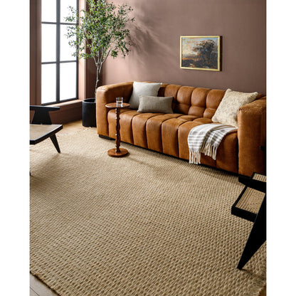 Kimi Rug - 490475 by Becki Owens x Livabliss in light brown. Made from face: 100% jute, warp: 100% jute in a unique style.