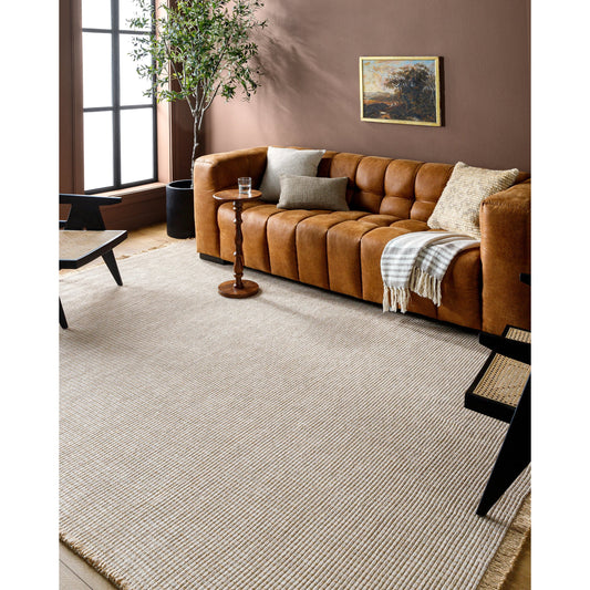 Kimi Rug - 490485 by Becki Owens x Livabliss in light brown, taupe. Made from face: 70% jute, 30% polypropylene, warp: 100% jute in a unique style.