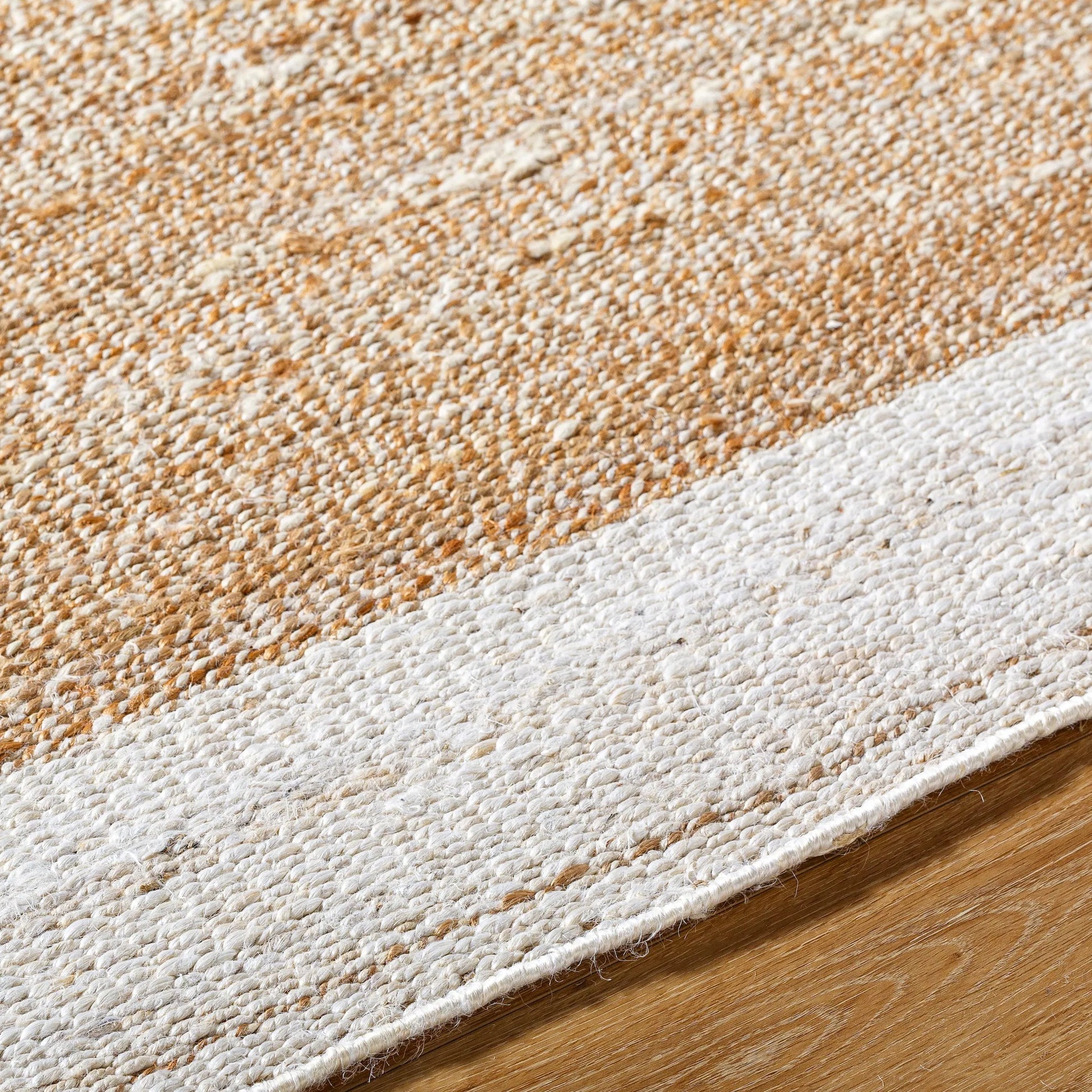 Kamey Rug - 496004 by Becki Owens x Livabliss in beige, sandstone, ivory. Made from jute in a unique style.