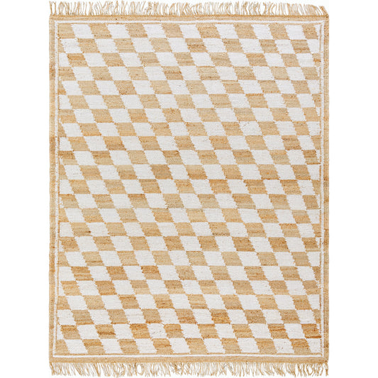 Kamey Rug - 496442 by Becki Owens x Livabliss in pearl, natural, camel. Made from jute in a unique style.